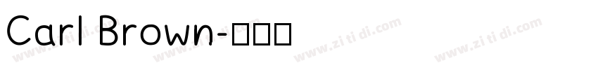 Carl Brown字体转换